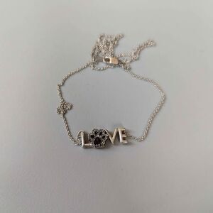 Stirling Silver Dog Love Bracelet
